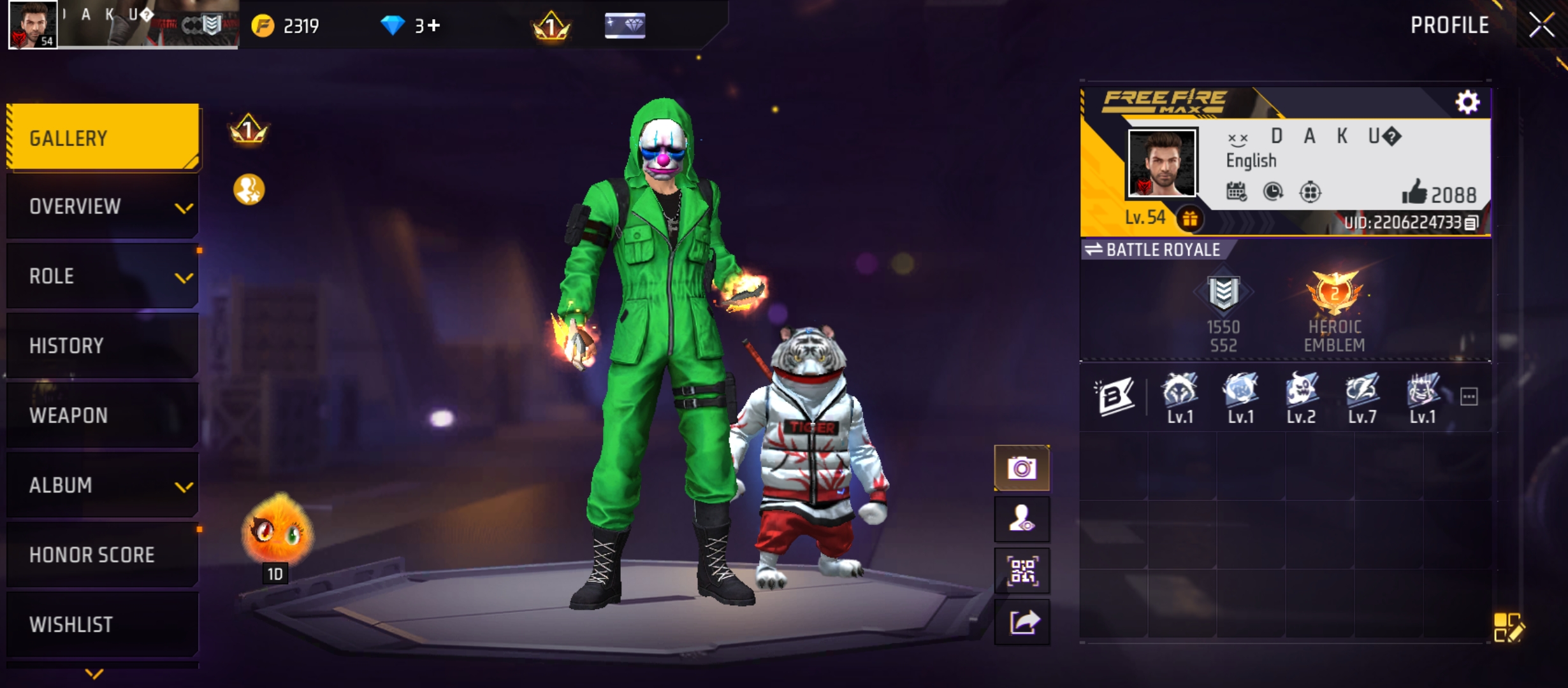 FREE FIRE ID FOR SALE 🔥 💎 6 Years Old | Prime Level 4 | Rare Collection | Trusted Seller | Instant Delivery ✅
