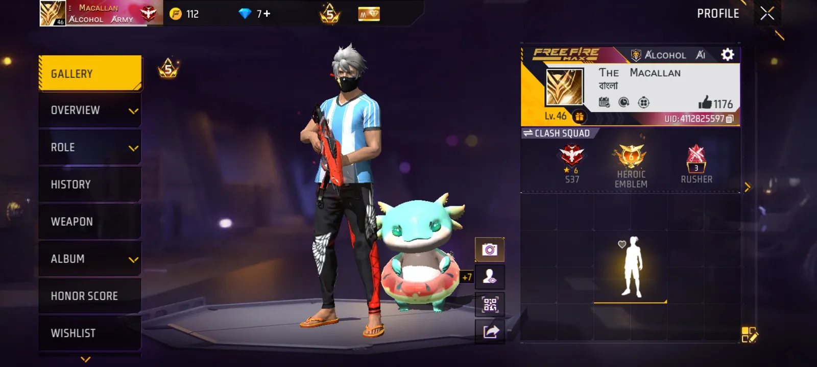 🔥 Free Fire Account For Sale | Rare Bundles + Evo Guns + 4 Months Monthly Membership | ₹5000
