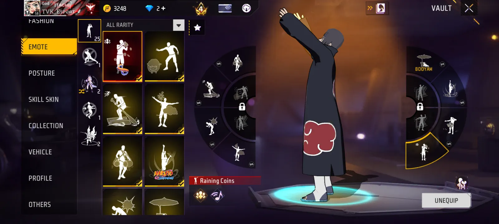 OG Naruto Collection | Lvl 58 | Multiple Evo Gun Skins