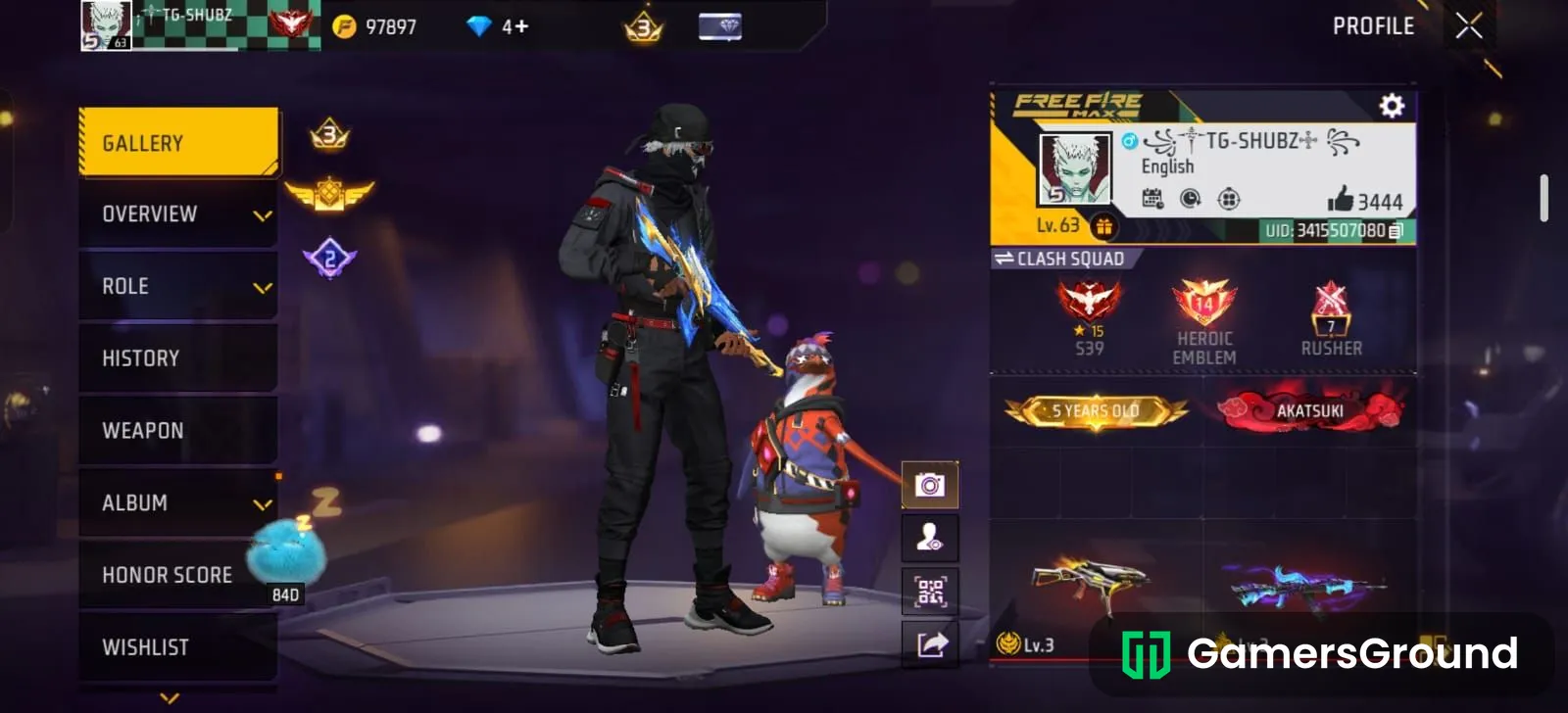 FREE FIRE SALE MID ACCOUNT