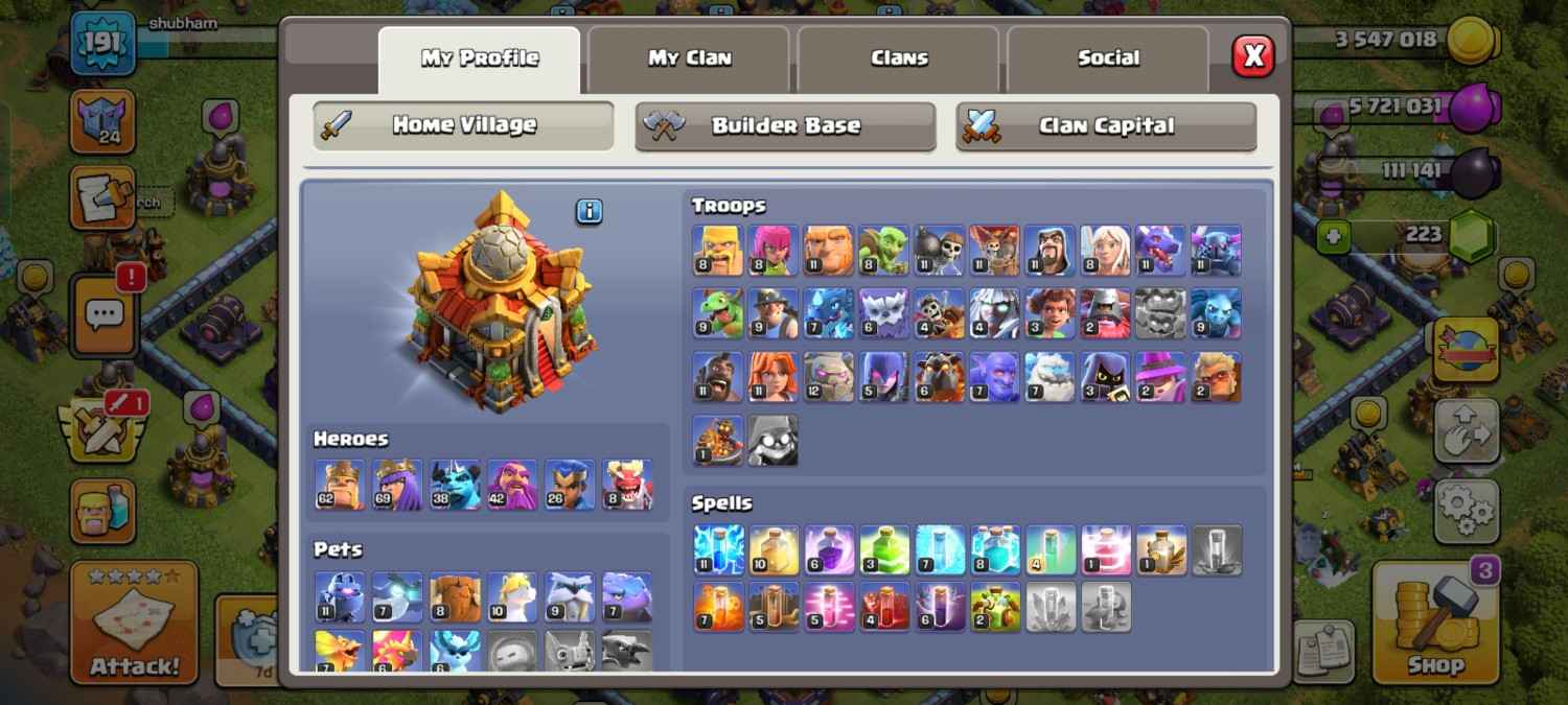 Town 16 level 191
