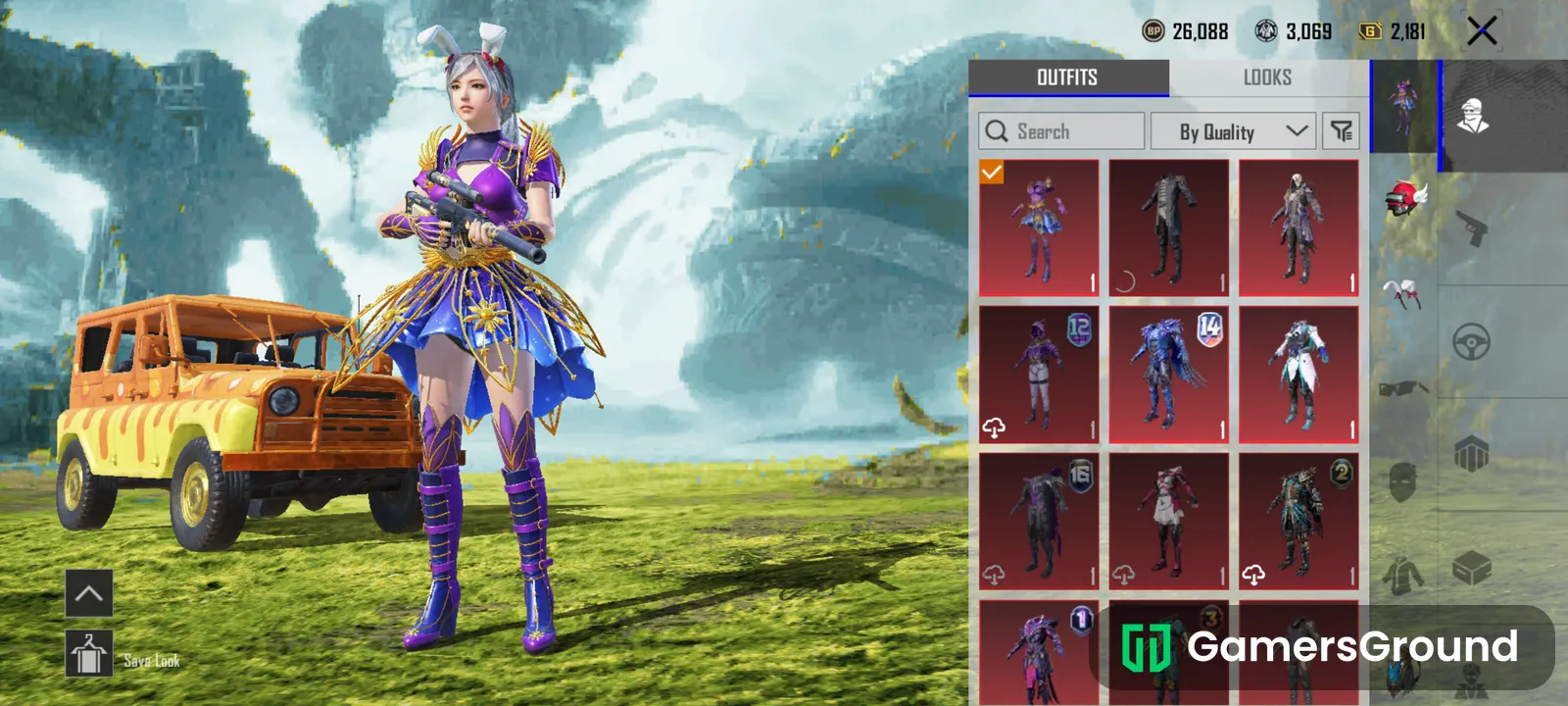 Multiple Outfit and royel pass Account