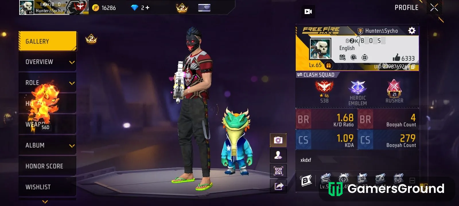 FREE FIRE ID FOR SALE