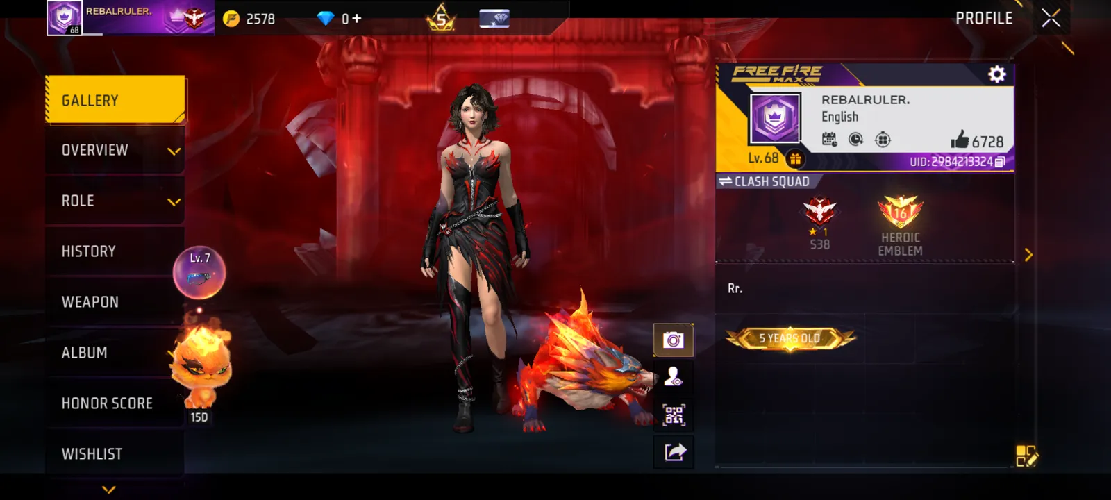 Account With 22 Booyah pass or 6 Evo 3 Hyper Books Or Rare Emotes