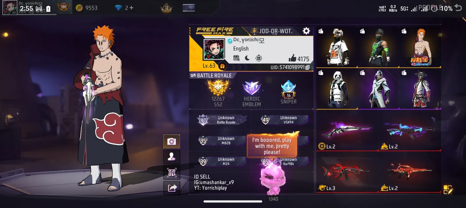 Pain bundle and legendry evo