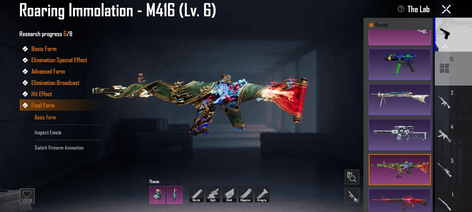 Conquer account with roaring m416 level 6 max
