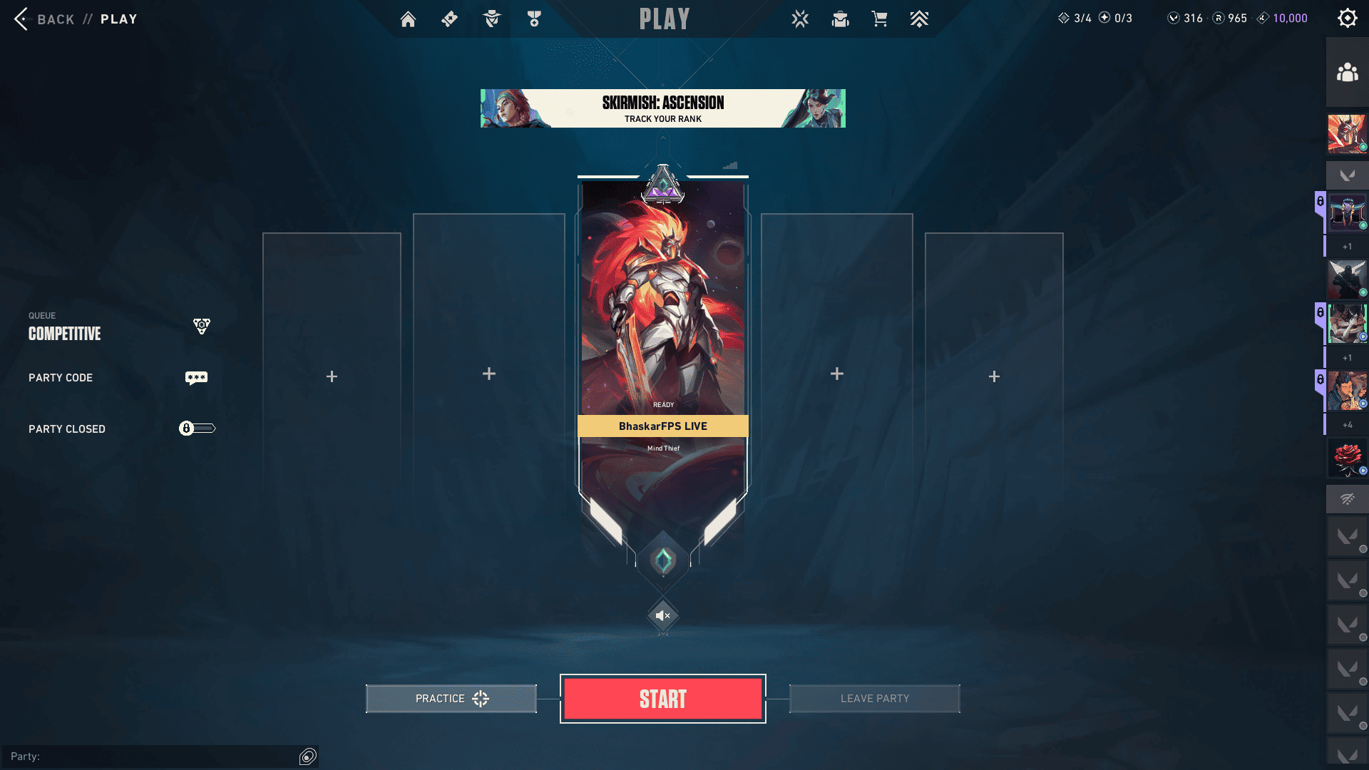 CURRENT RANK: ASCENDANT I | PEAK: ASC III | RECON PHANTOM + WUKONG OPERATOR