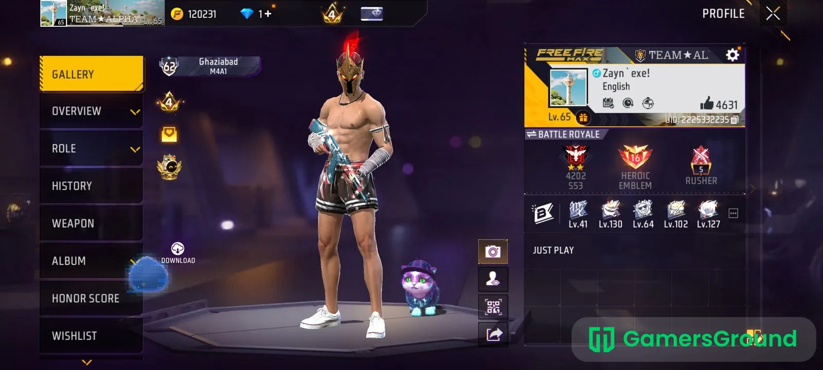 Free fire old acc