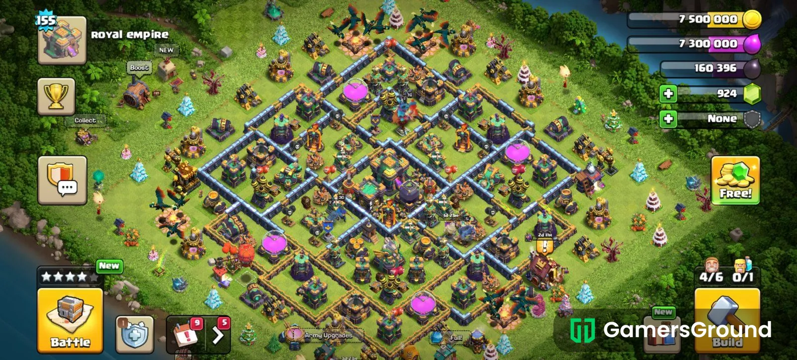 All heroes have each good skin and Archer queen have one legendary skin