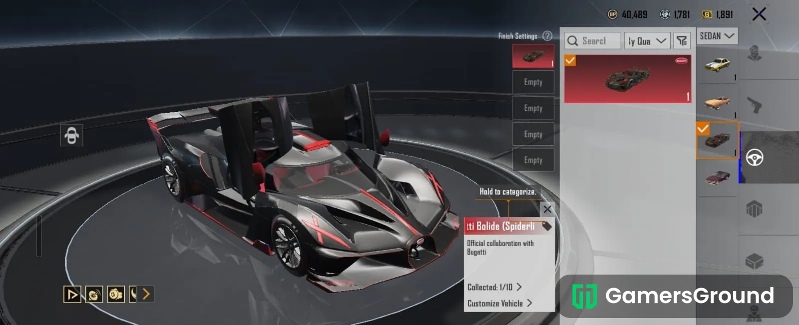 M416 Glacier, 2x X-Suits, 2 Supercars and more