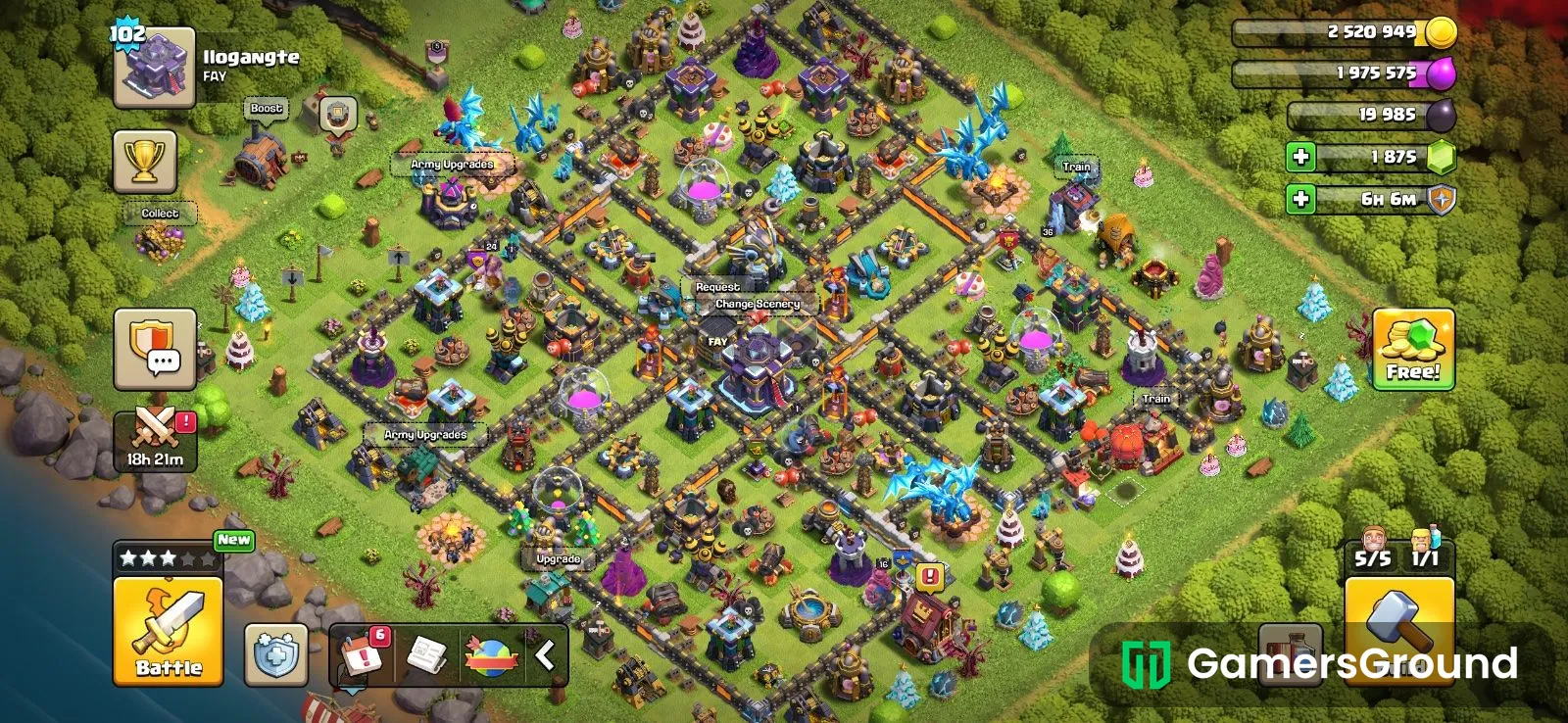 Rush account with real price