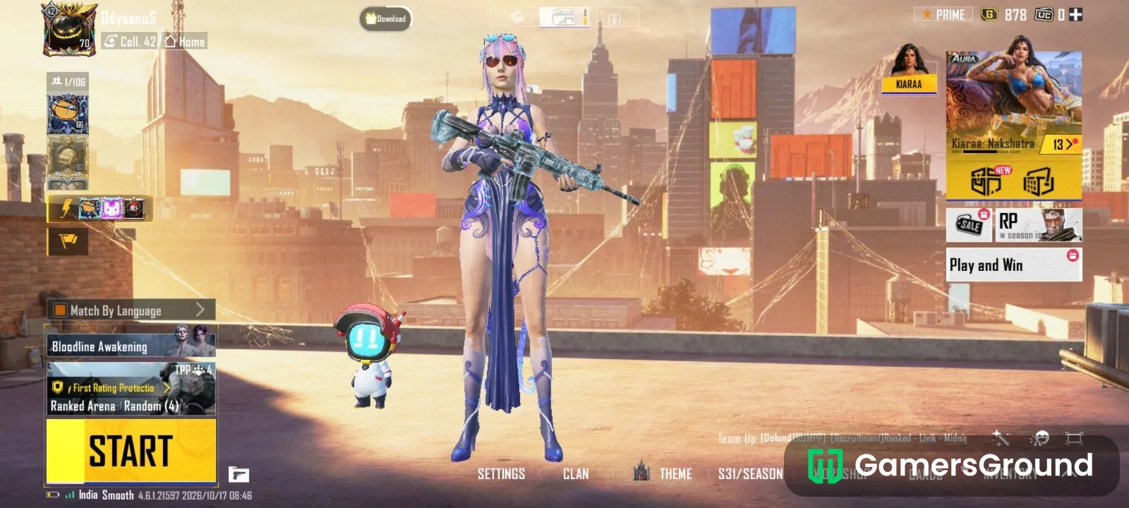 8 years account with glacier m416 and other legendary dresses, gunskins, bags, etc