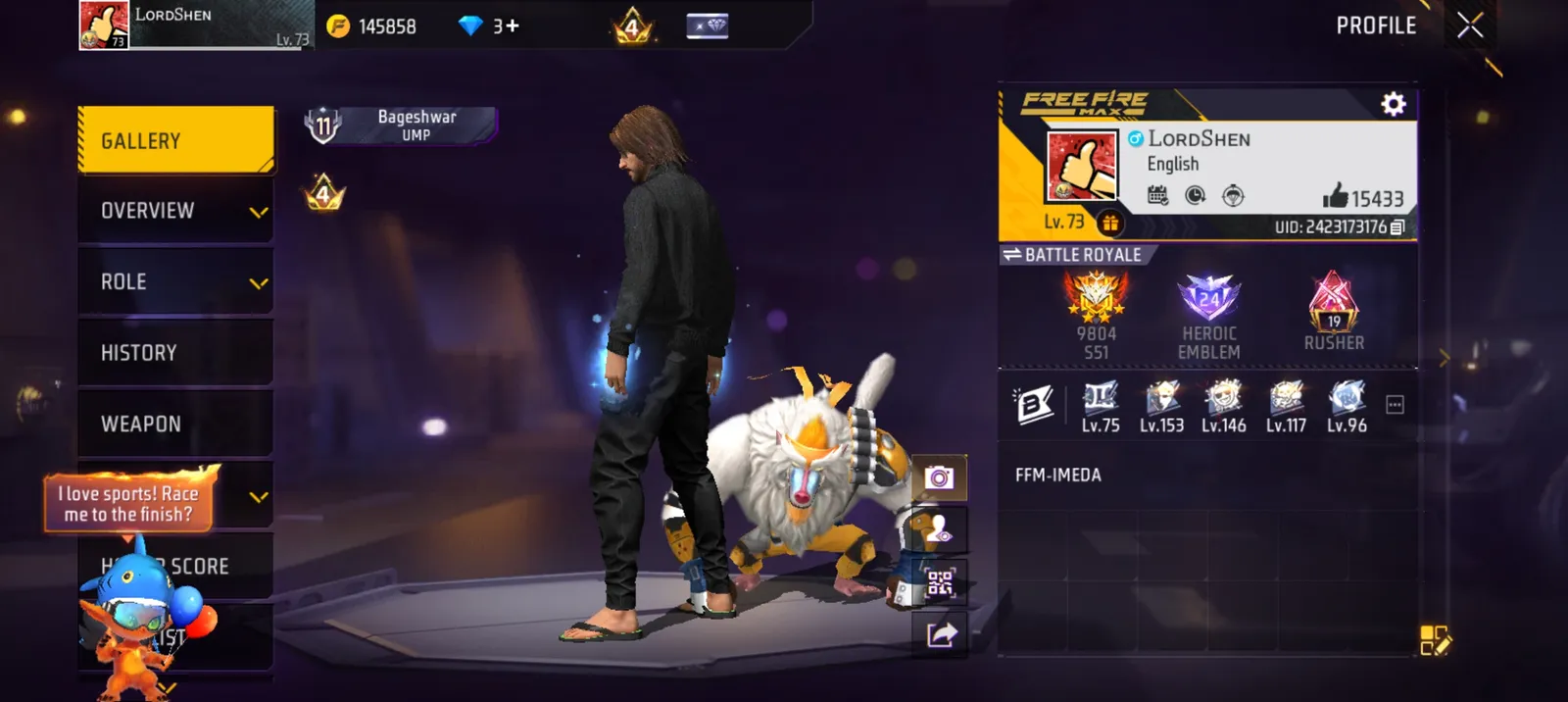 Listing Title: Free Fire Max Account for Sale | High Level | Rare Bundles & Skins | Serious Buyers Only