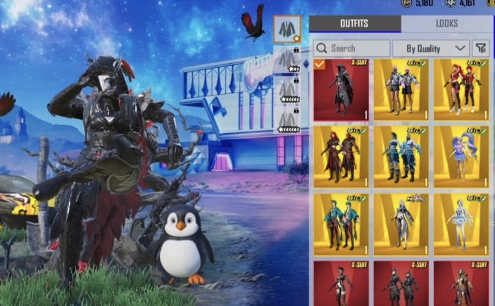 Bgmi ID level 88 and collection level 70 all outfit and gun skin