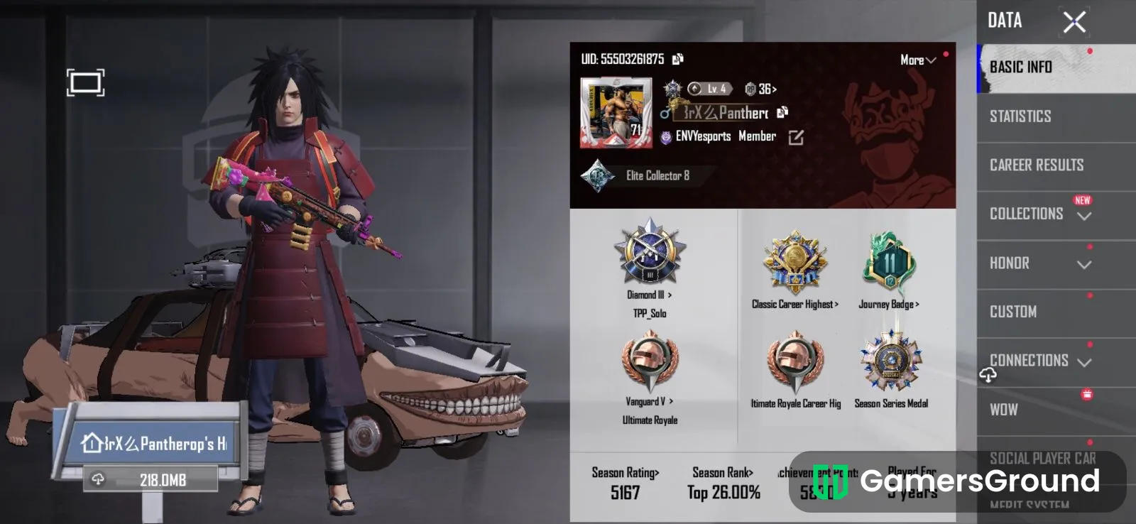 Ace Dominator Acc with level 71 // Acc preview video on request