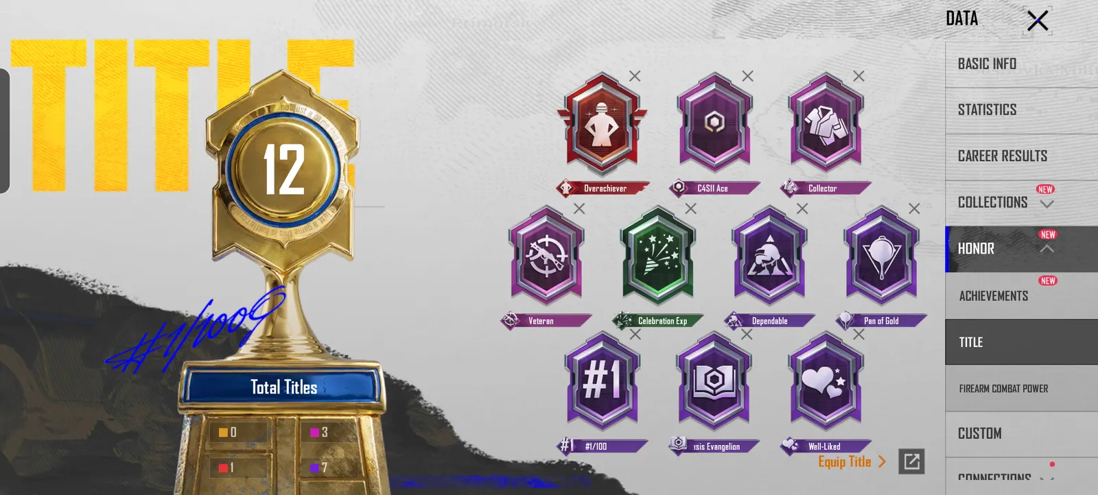 Level 71 id m416 glacier upgraded level4