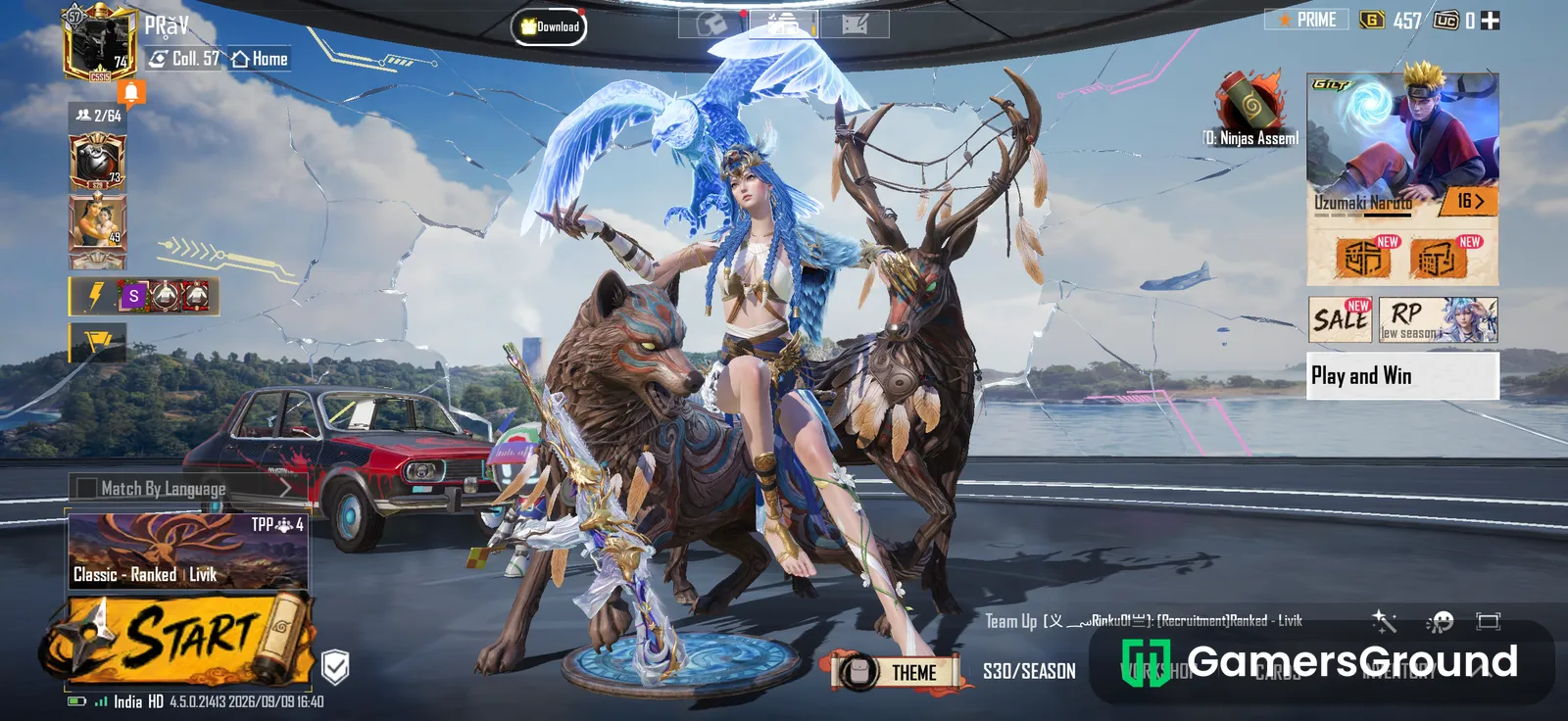 Conqueror Account With Multiple Gun Skins Upgradable