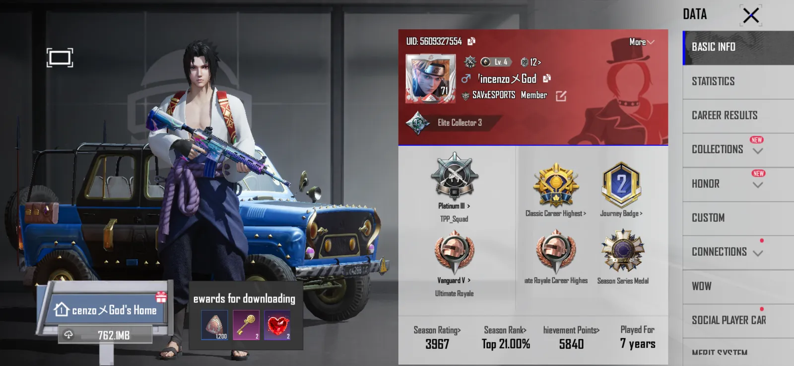 old account rare skins