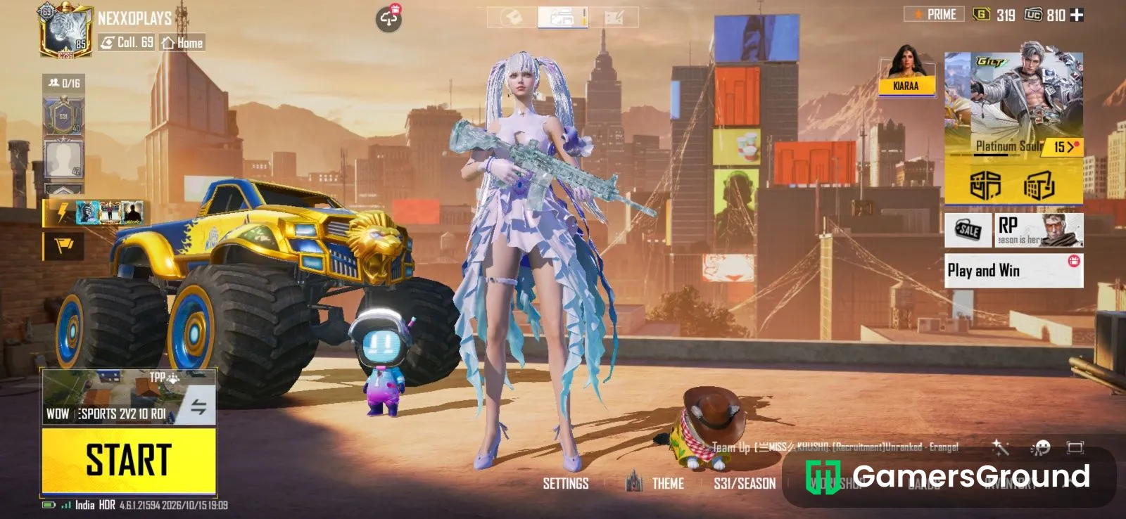 BGMI Account Level 85 | Collection Level 69 | Premium Mythic Outfit | Legendary Vehicle & Rare Skins