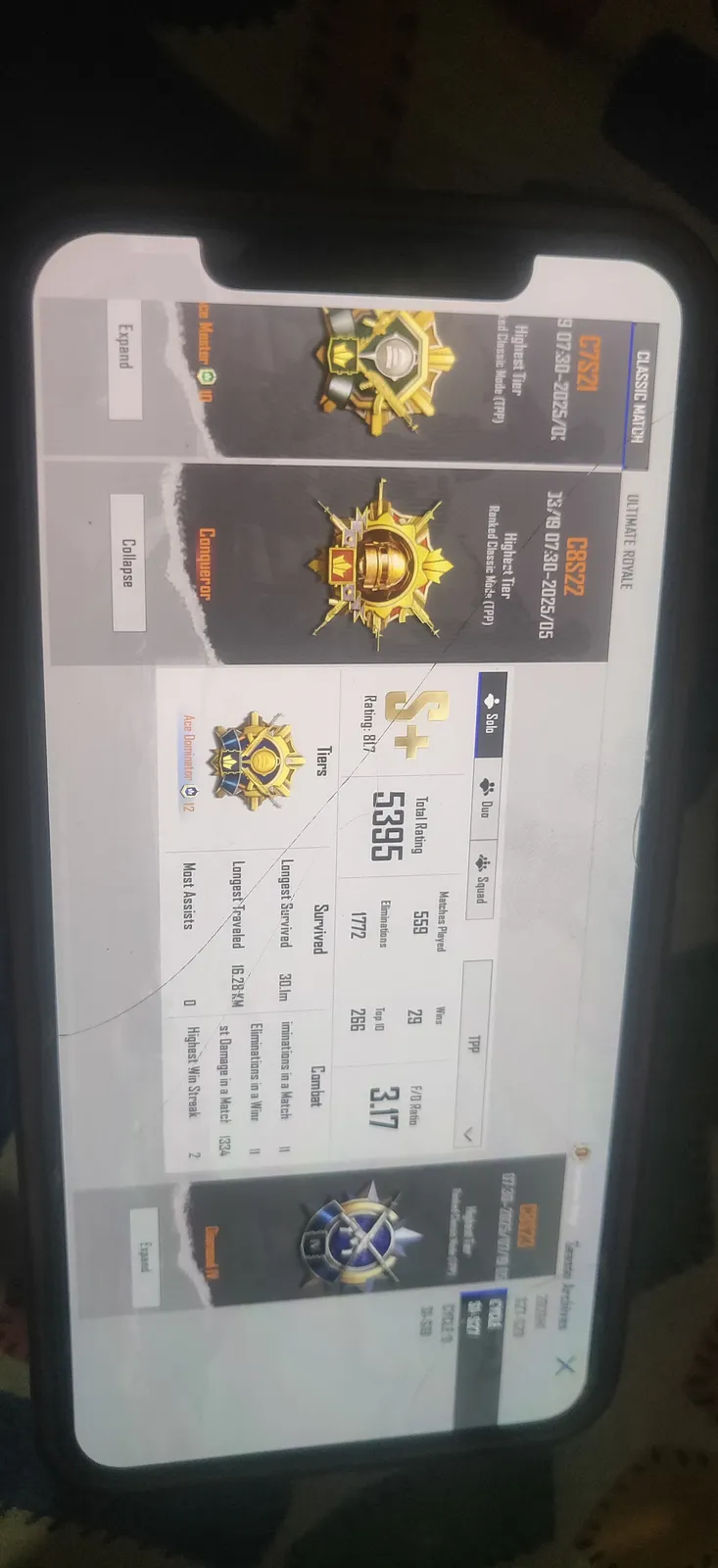 Conqueror account with glacier updated
