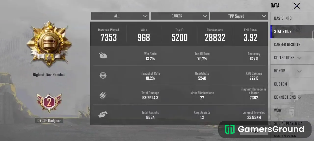 BGMI High-Tier Account | X-Suit | Mythics | Rare Collection