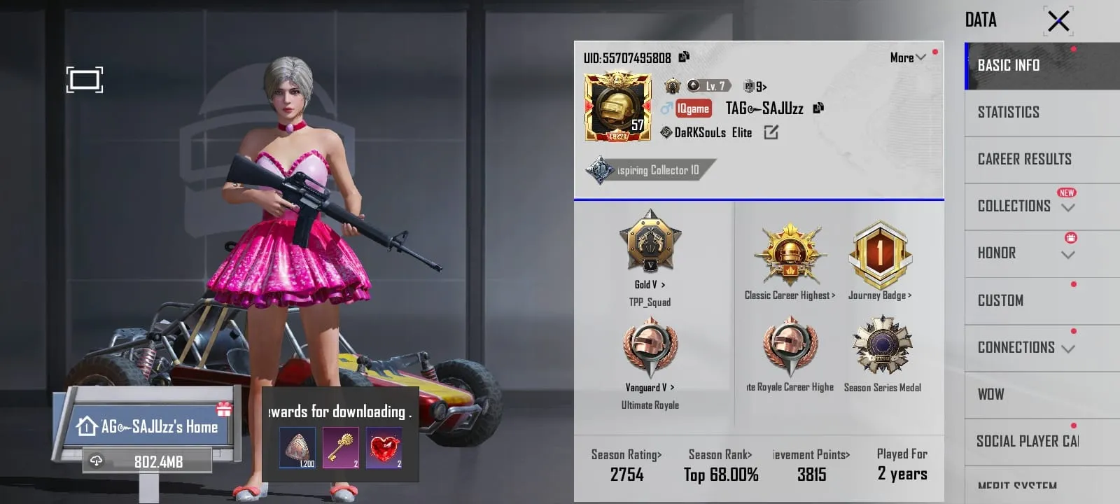 CONQUER WITH 57 LVL UMP RAINBOW STINGER