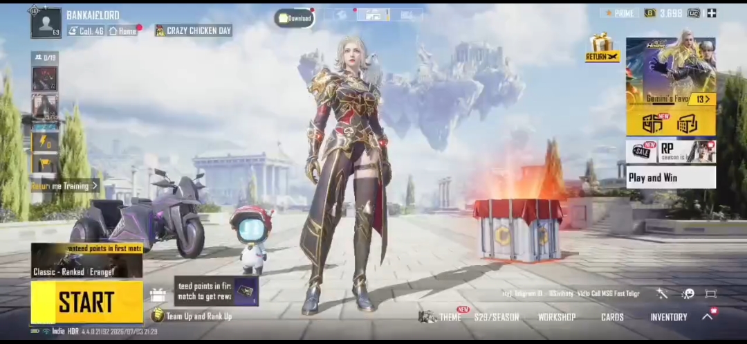 X suit id and 69 level