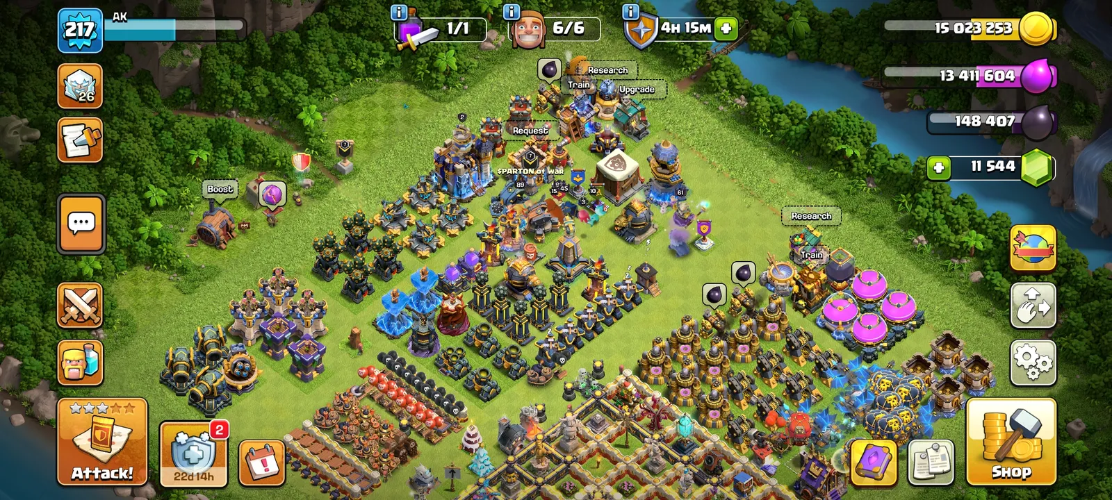 TH18 High-Level Account | TH17 Maxed | 11.5K Gems | 17 Skins | Maxed Heroes & Equipment