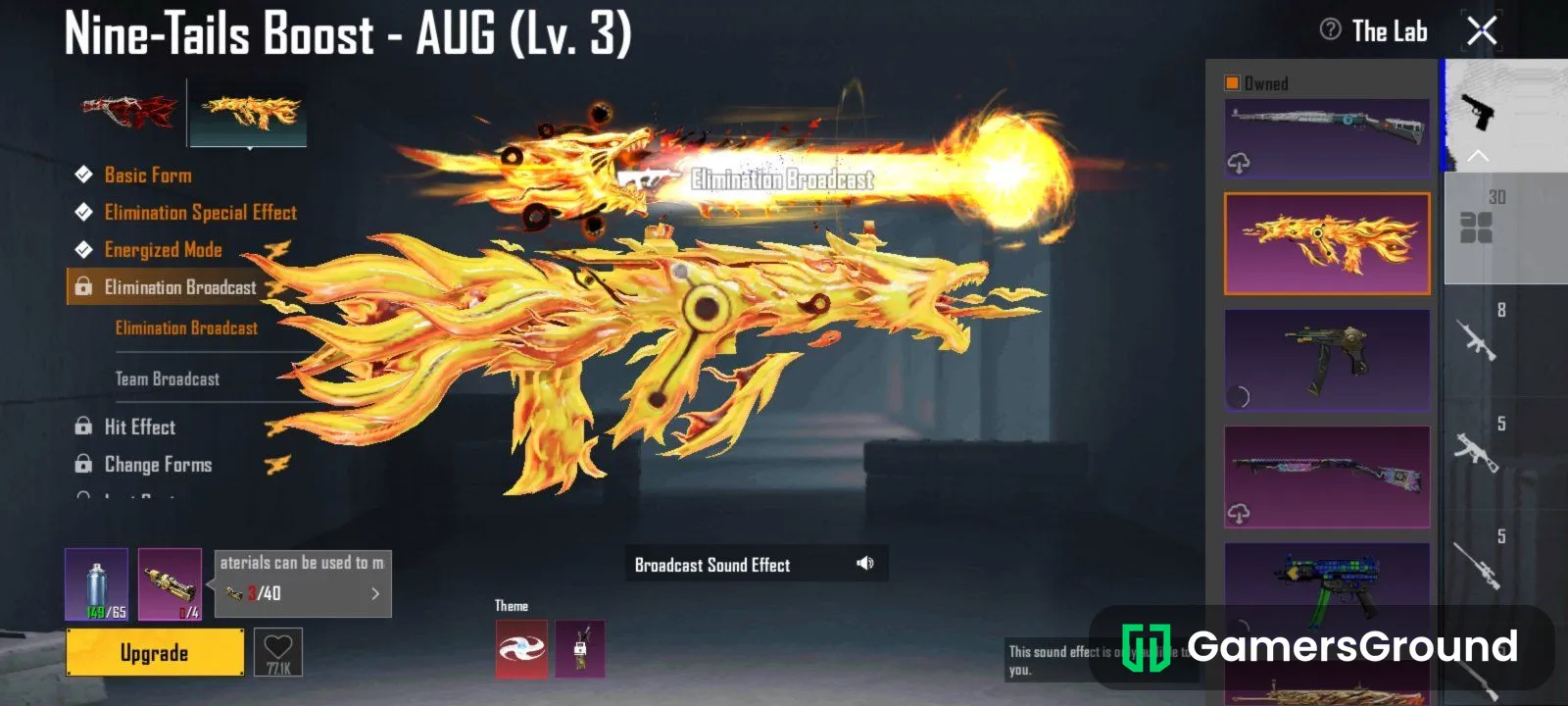 X-sute level 4 / M416 level 7 / 30 Upgrade Gun / 4 Upgrade Car