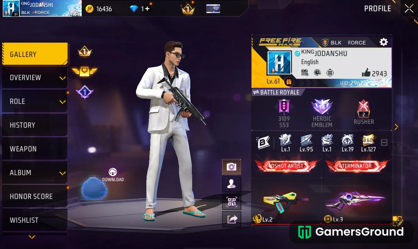 Free fire id for sell