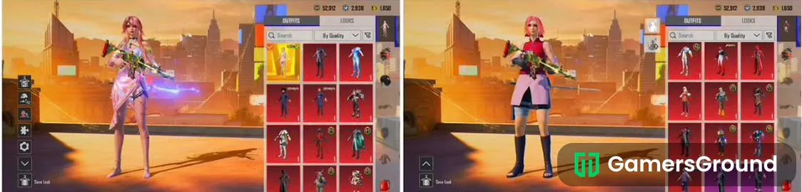 76 ACCOUNT LEVEL 54 COLLECTION LEVEL 48 MYTHIC FASHION 01 ULTIMATE FASHION C9S25 CONQUEROR