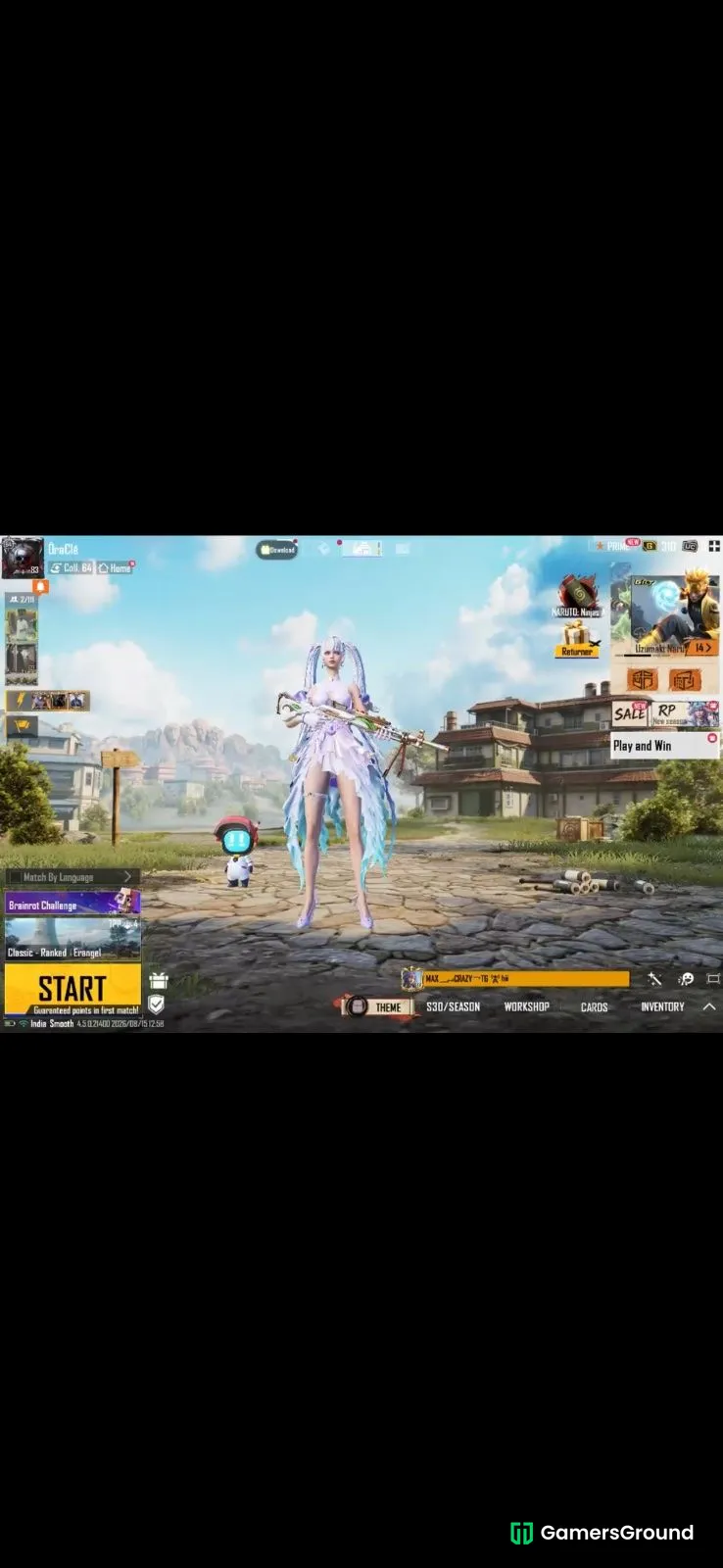 Mythic Fashion account with M4 glacier lvl5 and Marmoris X-Suit lvl 2