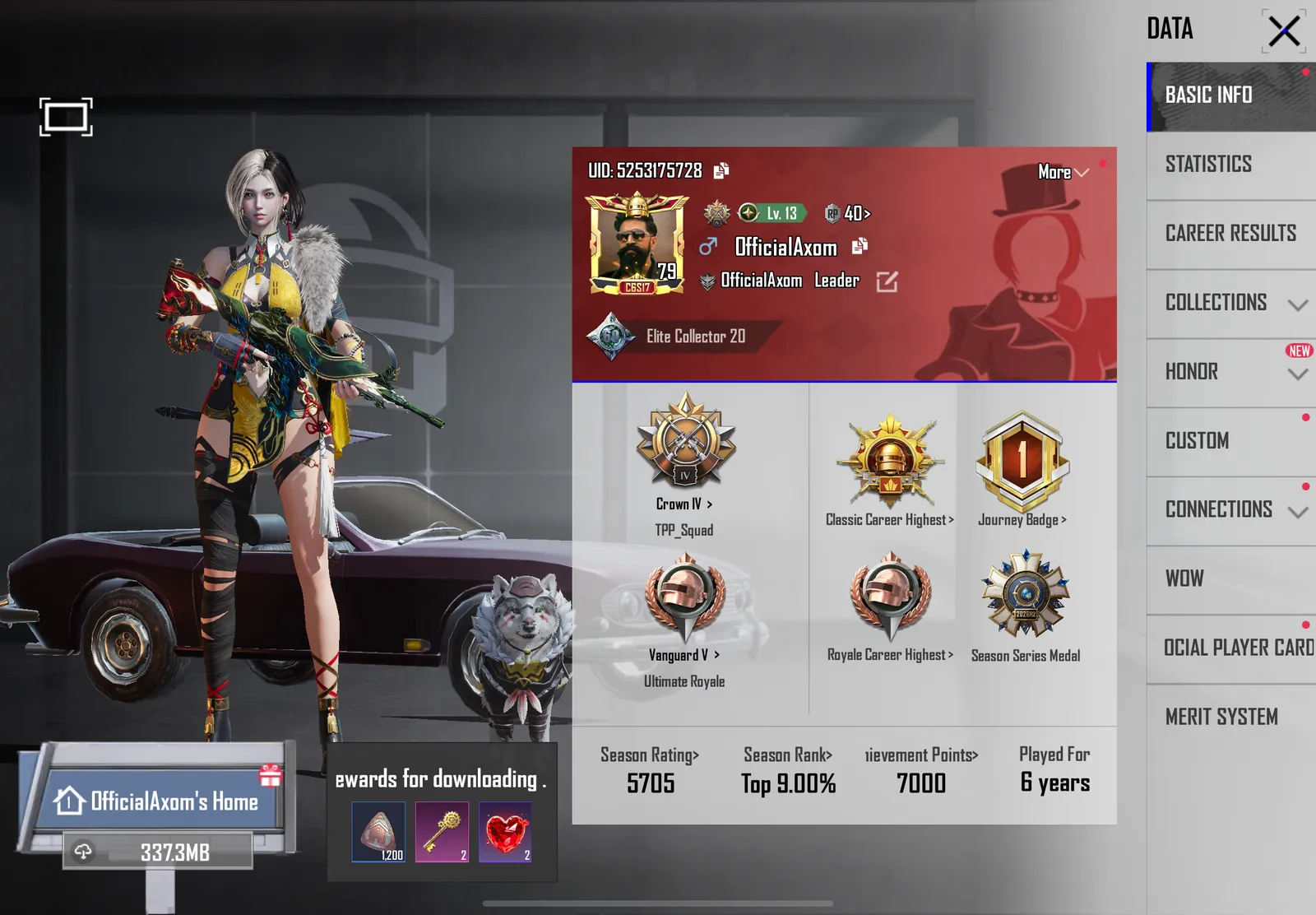 Sell my BGMI account.