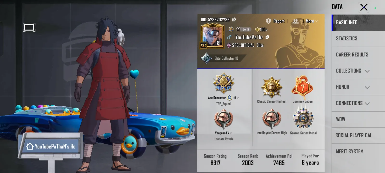 Season 12,13,14,15,17,18,and s30 bgmi conqueror id for