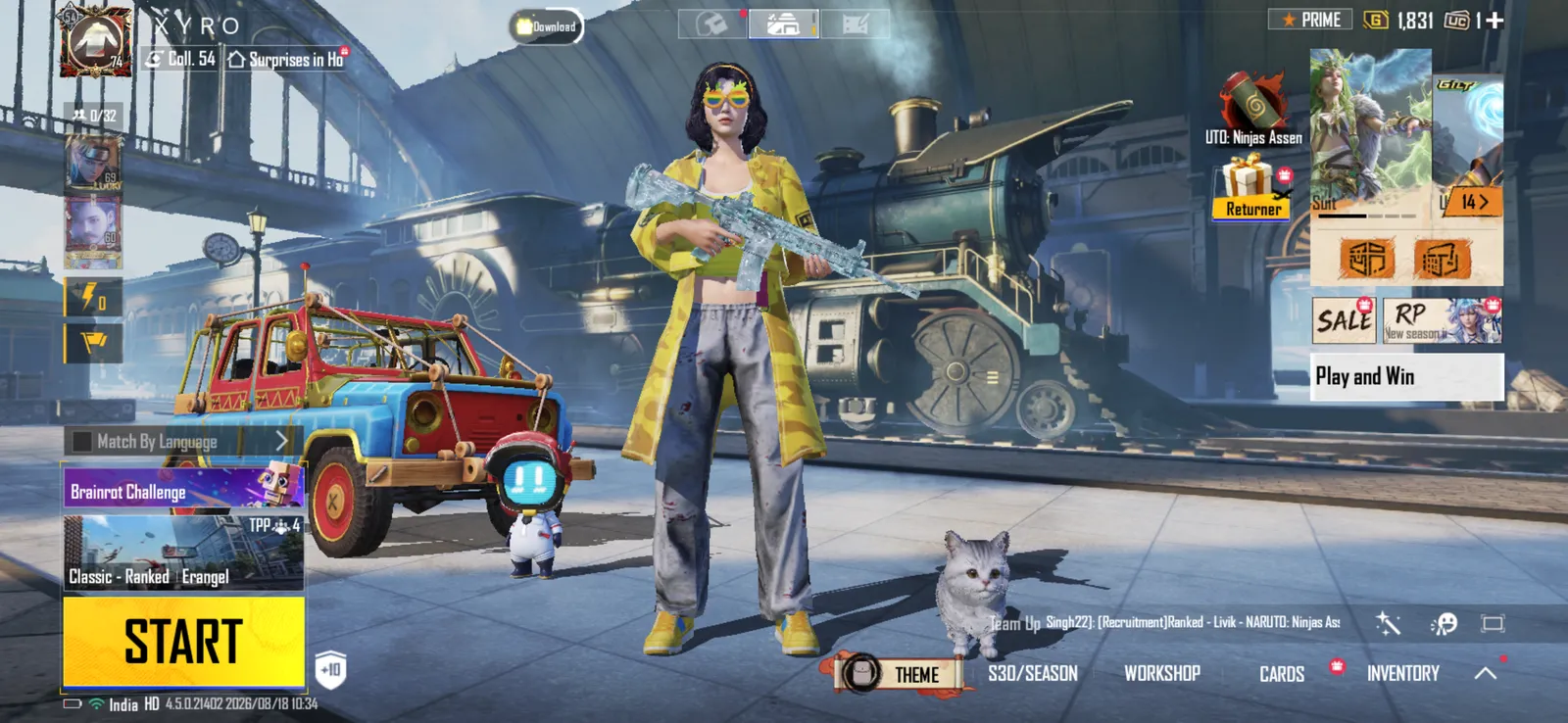 Gc Max with X suit everything unlocked