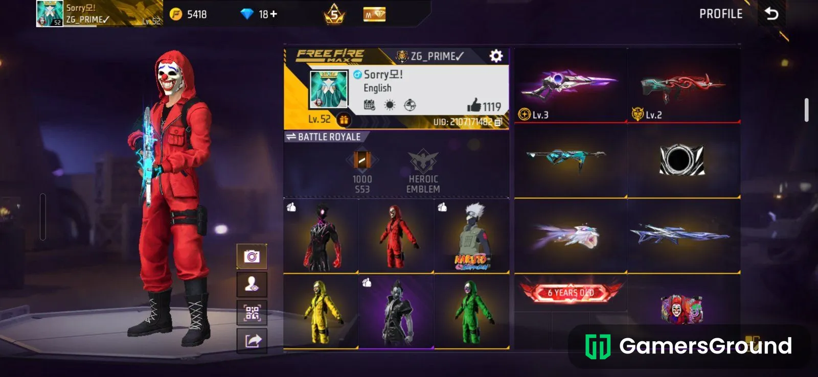 3 criminal bundle 2 joker and prime lvl 5
