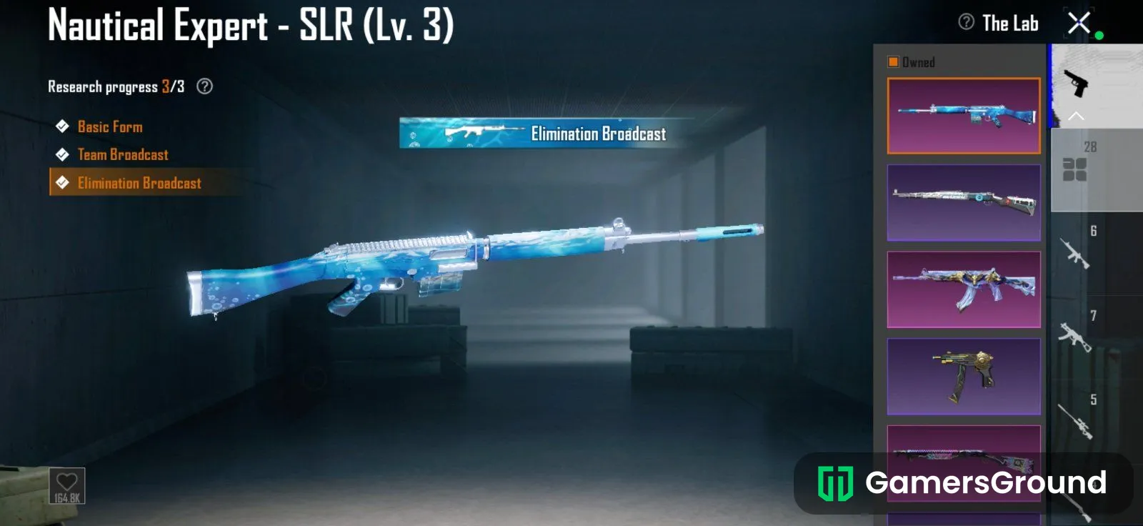 Xsuit, Upgradable guns, mythic title