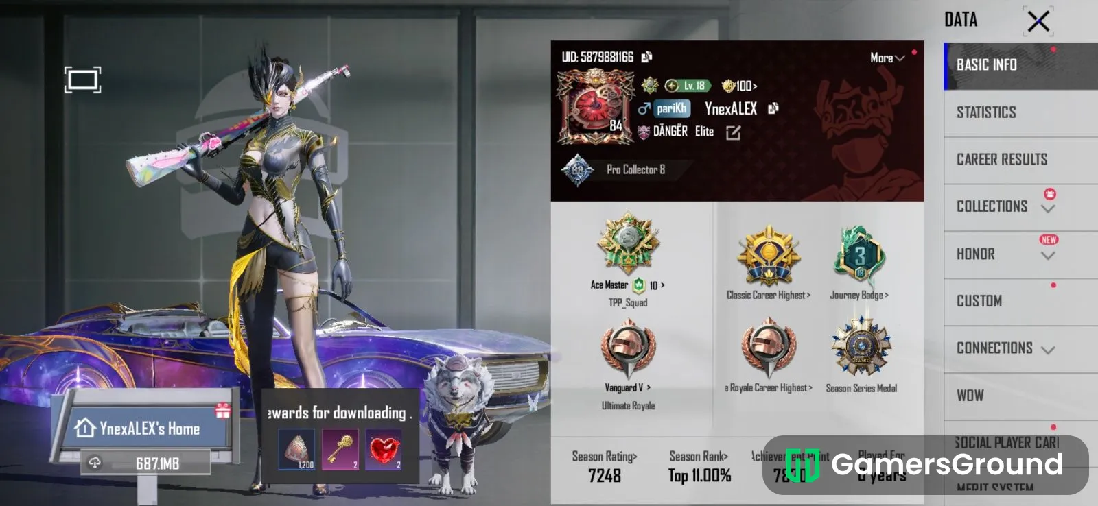 Rare account