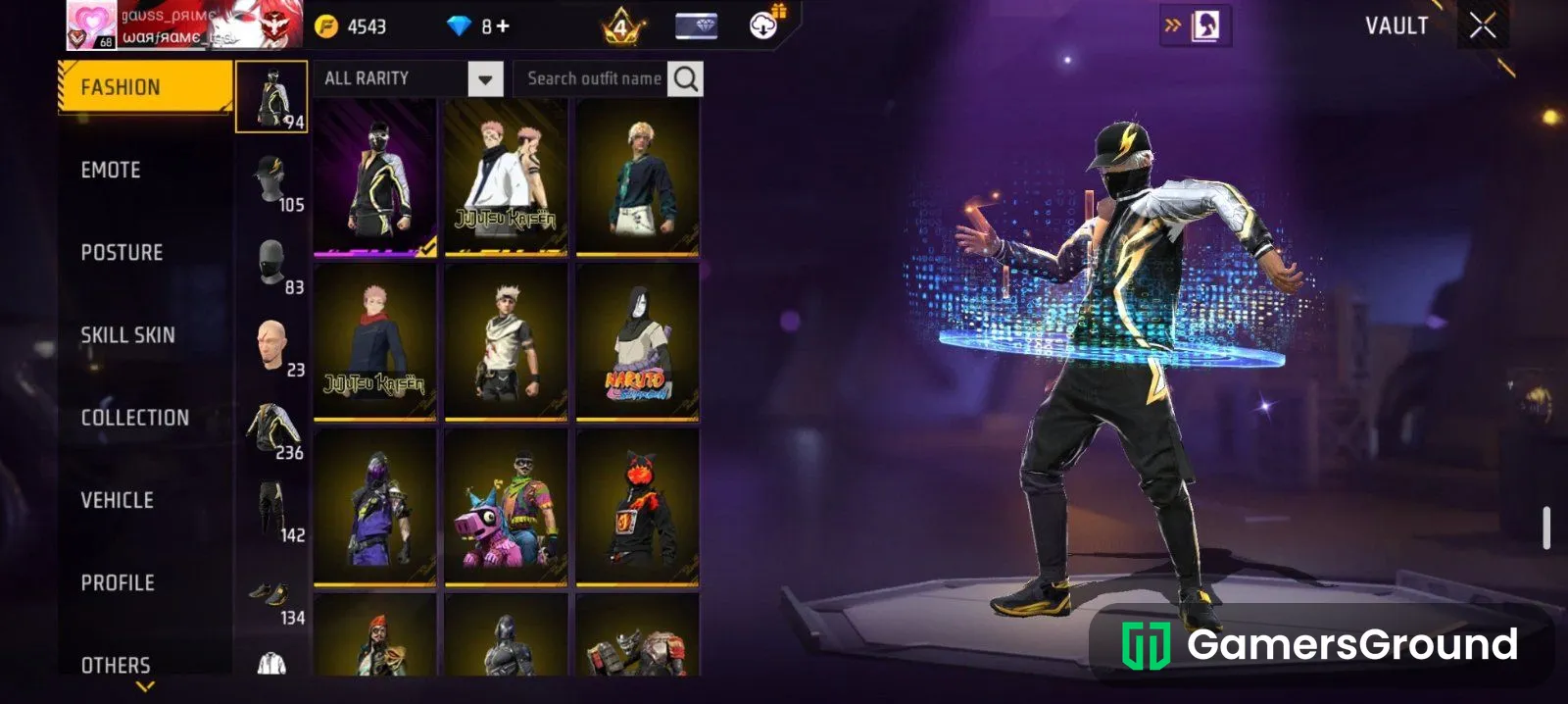 Old Id With Good Emotes & Evo Skins (PRIME 4)  PRICE CAN BE NEGO