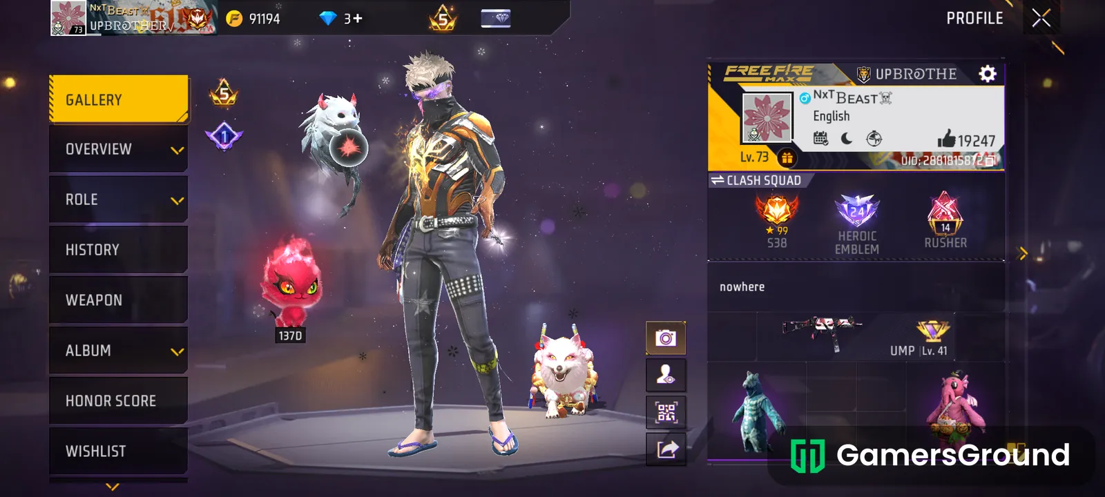 Master, 5 lvl prime, 73
