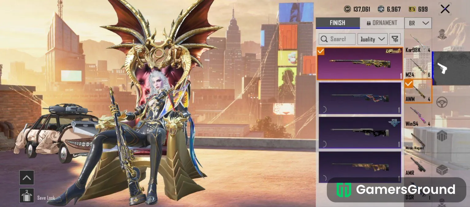8 year old account with conqueror title and dravedian x suit  set