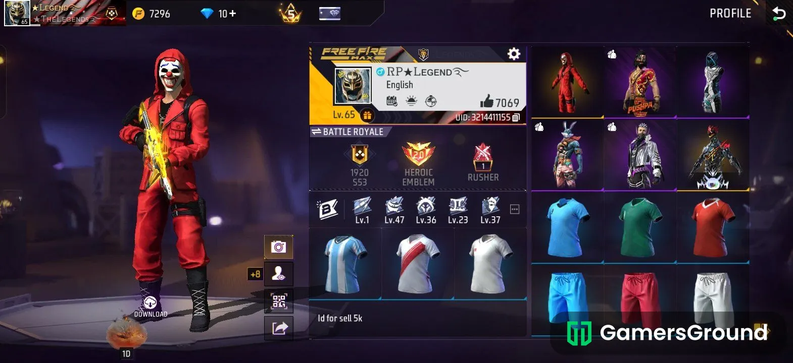 Good FF id