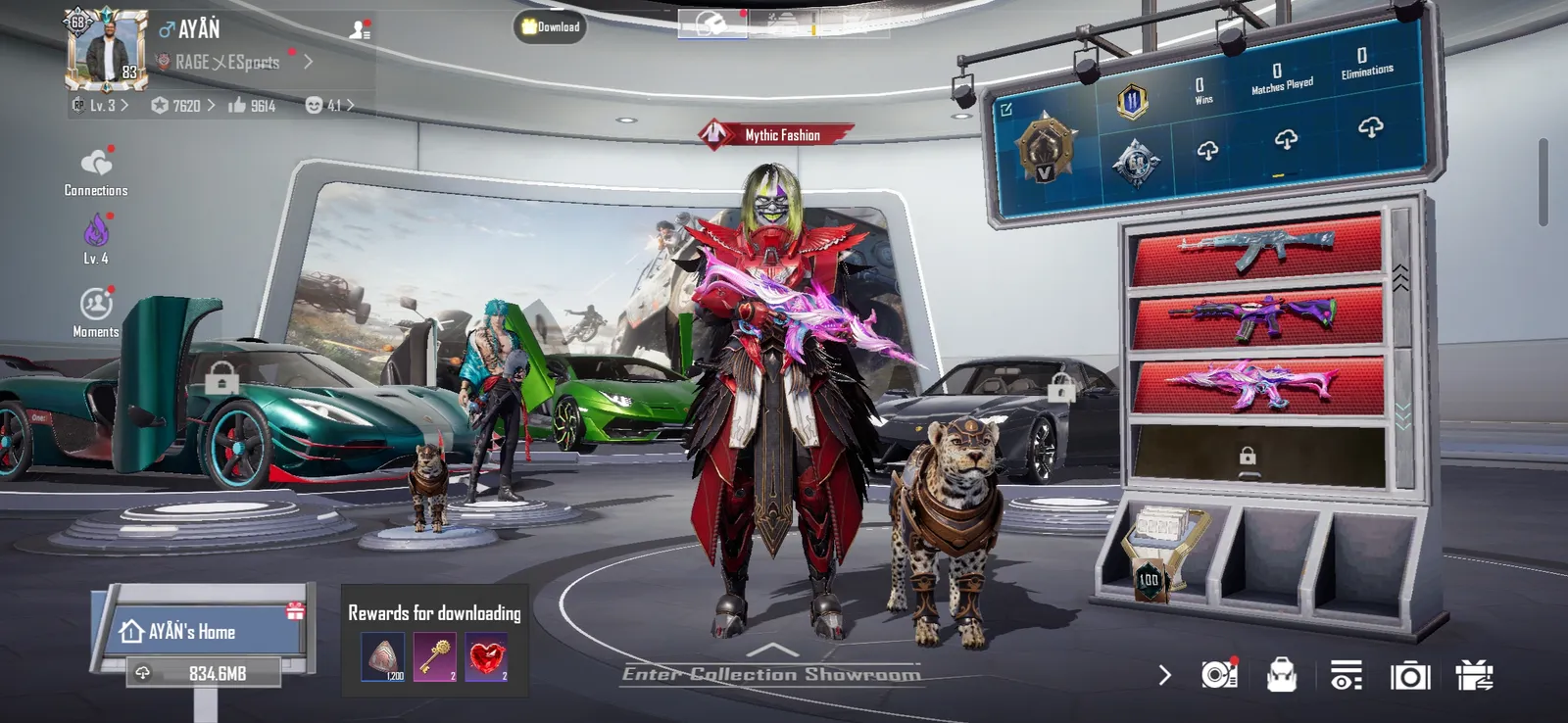 Rare account, raven xsuit almost max , rare guns , full gun lab
