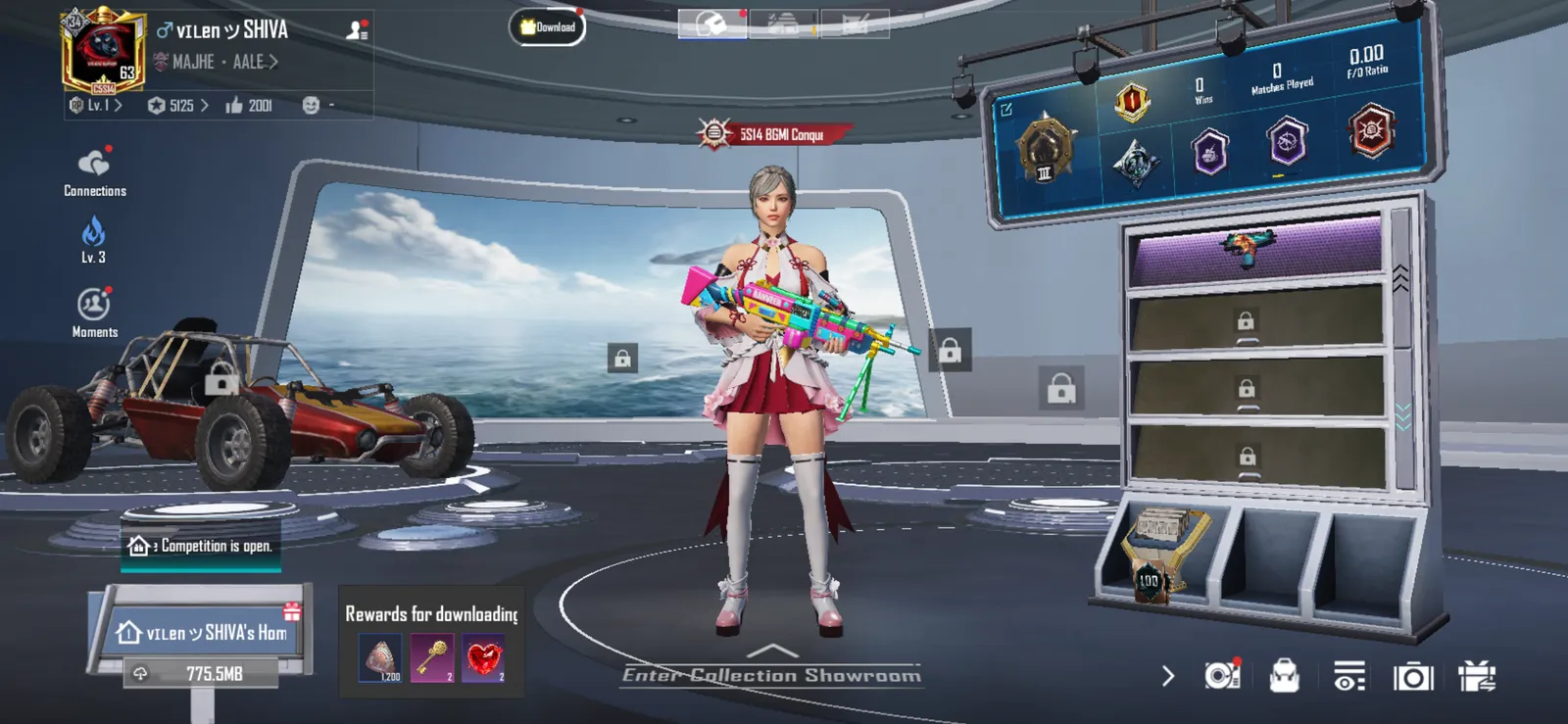 Conqueror Bgmi Account Level 63