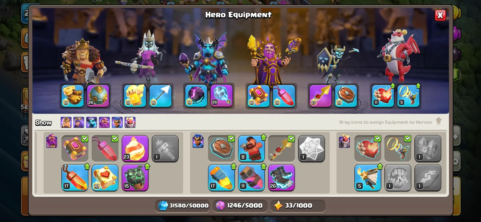 Th 18 Rareest ID With Rare Hero Skins