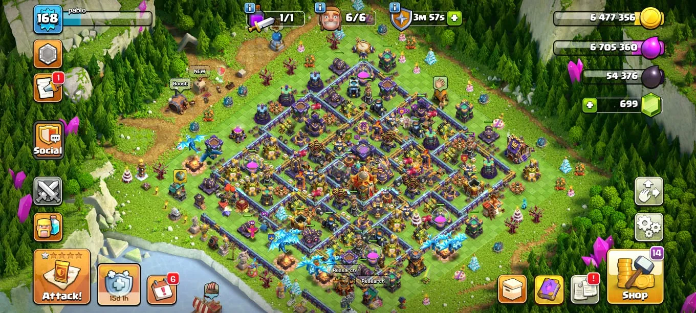 Th16 max/builder max near max heroes| instant transfer👍