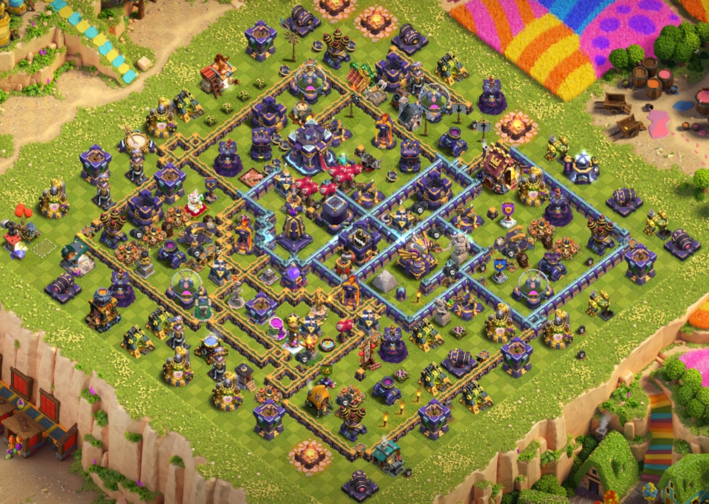 Clash of Clans TH14 Max Clash of Clans TH14 Max Heroes | 2500 Gems | 6 Builders | Strong AccountHero