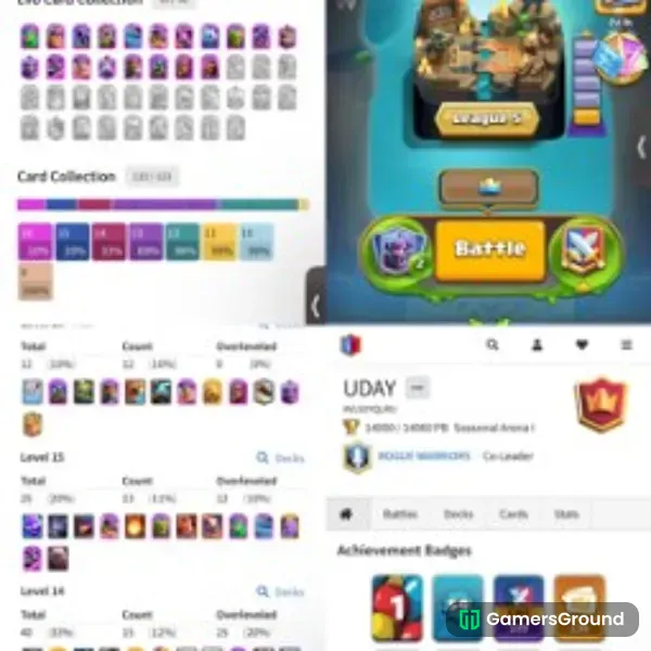 🔥 Clash Royale 14K Trophy Account | 123/123 Cards | 19 Evolutions | 9 Heroes | Level 16 Max 🔥