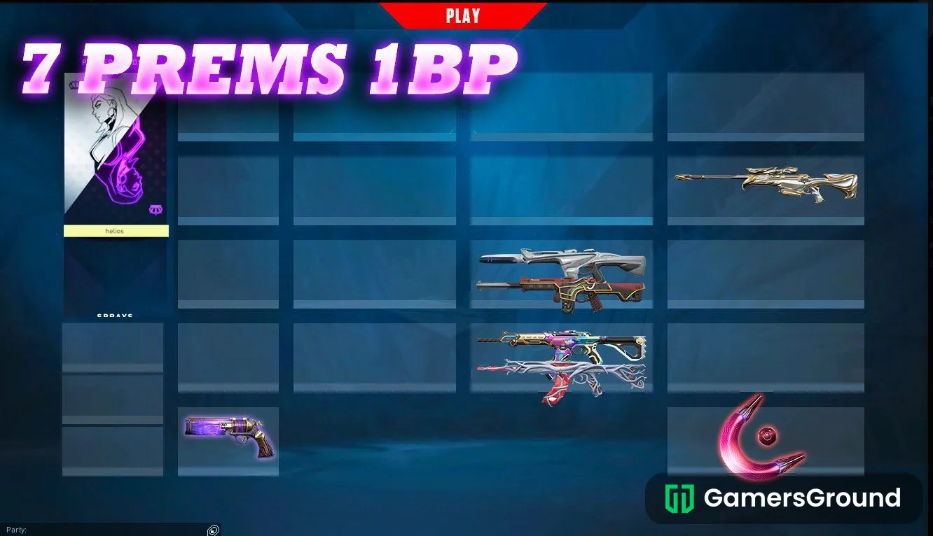 Valorant Diamond 1 Account | 7 Premium Skins + Terminus A Quo Knife | Neo Frontier Sheriff | Glitchpop & Gaia's Vandal | Oni & Ion Phantom