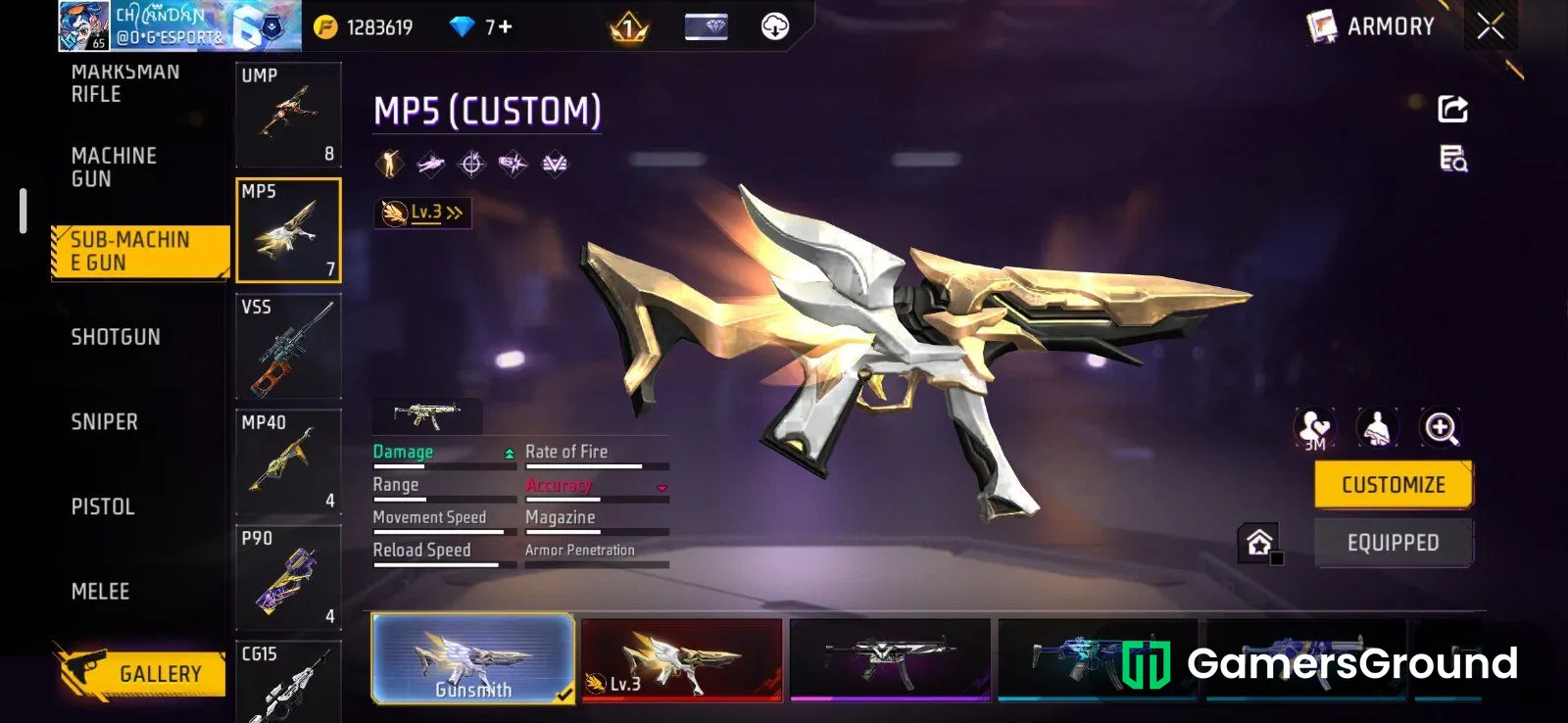 Poker MP40 , Evo shot gun , Evo MP5 Or Minimal Rare item bundles